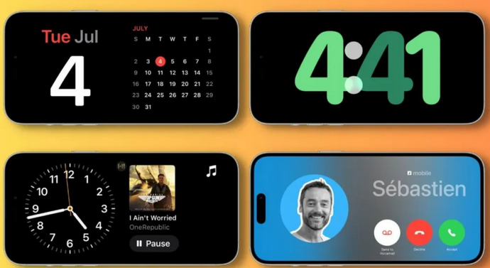 黄山苹果手机维修分享iOS17横屏充电待机显示有什么好处 